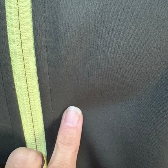 Columbia Omni-Wind Block Olive Lime Hooded Jacket Women’s L Softshell EUC - Picture 13 of 16